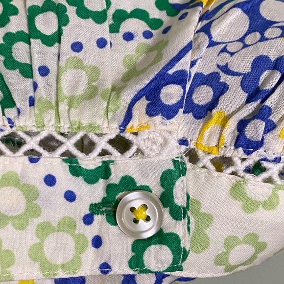 NWT TALBOTS PAISLEY/ FLORAL 💯 COTTON BUTTON DOWN TOP SIZE 2X - Picture 10 of 12